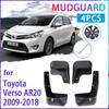 Car Mud Flaps for Toyota Verso 2009~2018 AR20 2010 2011 2012 2013 2014 Mudguard Splash Guards Fender Mudflaps Auto