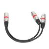JORINDO JD6067 0,3 м XLR Male to Dual XLR Female Cable YType Cable Splitter Microphone Cable