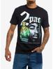 Футболка Tupac California Love Portrait, тяжелый хлопок, напечатана на новой ткани. Футболка Unisex