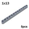 Рычаг толстый 1x13 DIY Образовательные кубики 5 шт. Технические MOC 41239 Высокотехнологичные собираемые части Строительные блоки