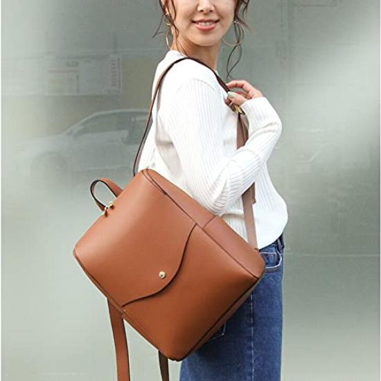 Backpack Lightweight A4 Bag Black One Size [Legato Largo] LG-P0114 Women's