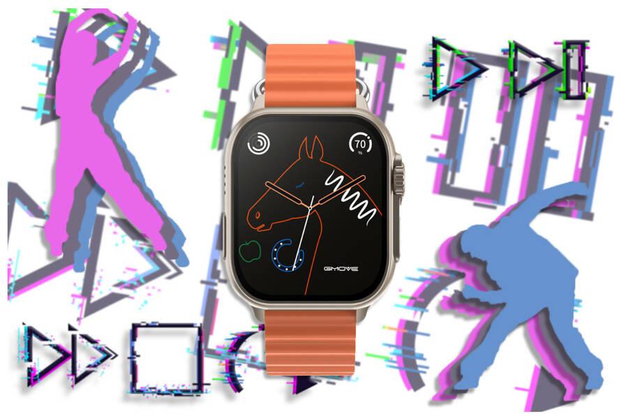 Smartwatch Unisex Rubicon Rncf17 - Bluetooth Call, Ładowanie Bezprzewodowe (Sr059B)