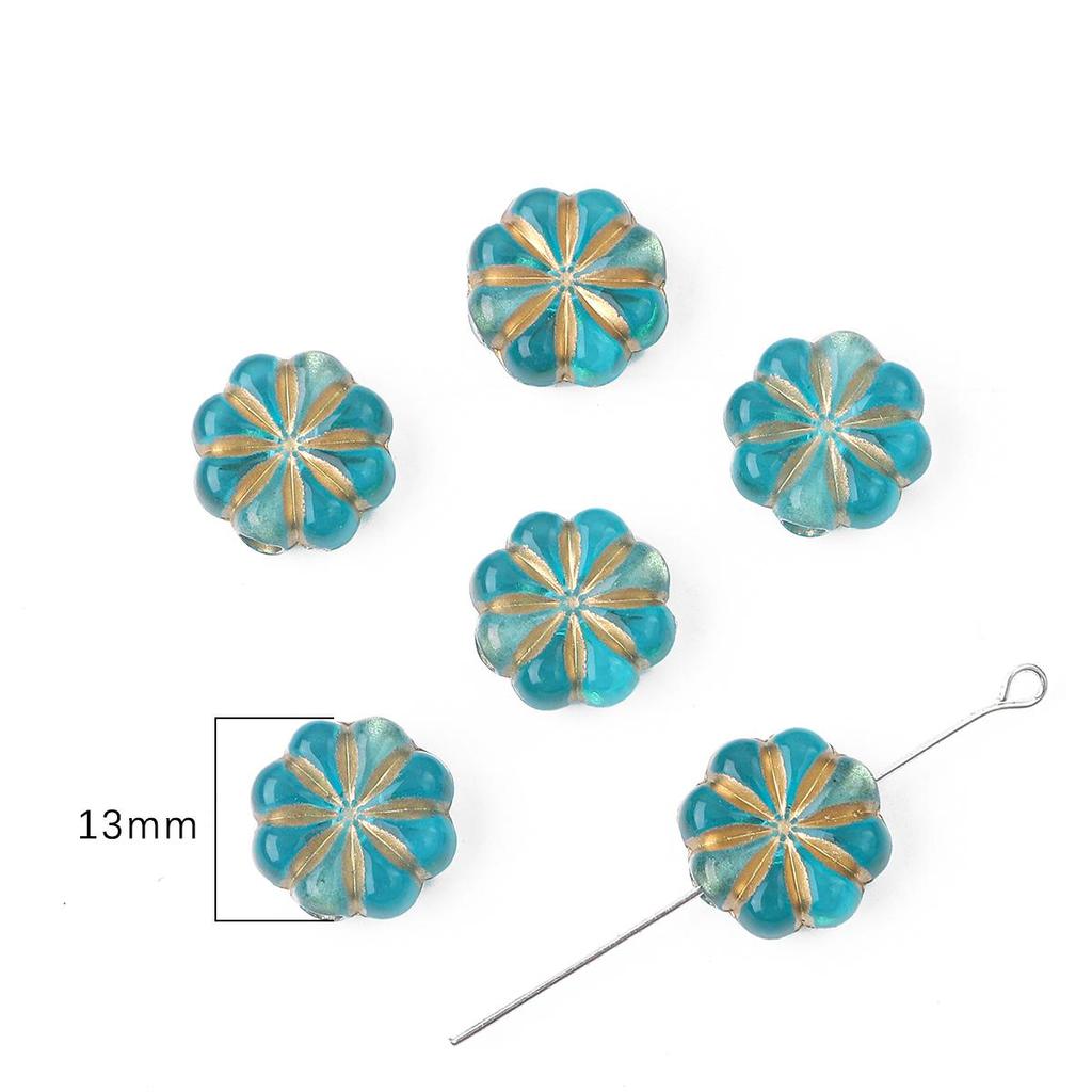 Золотые бусины в стиле барокко в стиле ретро, ​​акриловые бусины разных стилей для изготовления ювелирных изделий, очаровательное украшение «сделай сам»