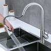 Настенный выдвижной кухонный смеситель TLXT из нержавеющей стали 304