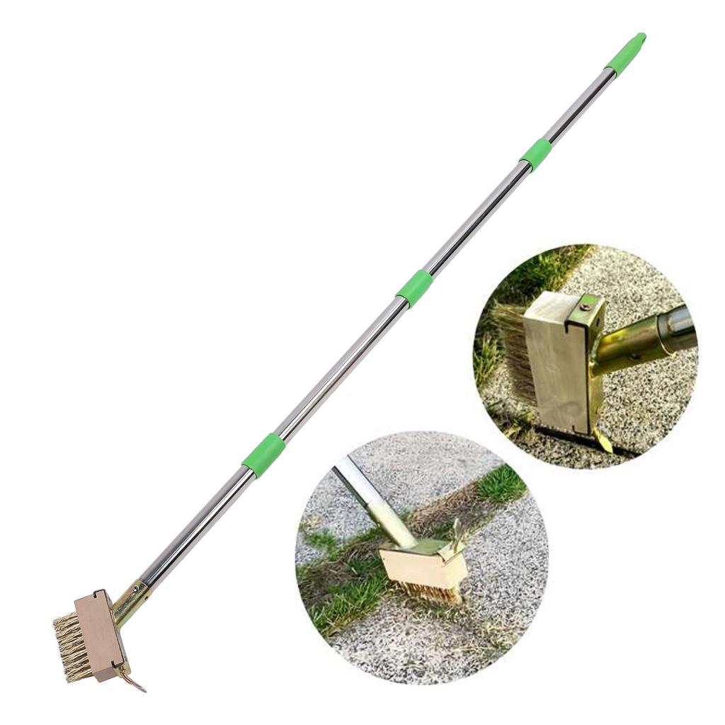 Ручной инструмент для прополки щелей, высокоэффективный противоскользящий съемный инструмент с длинной ручкой для прополки трещин на крыше S