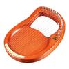 Walter.t 16-String Wooden Lyre Harp Metal Strings Mahogany String with Bag