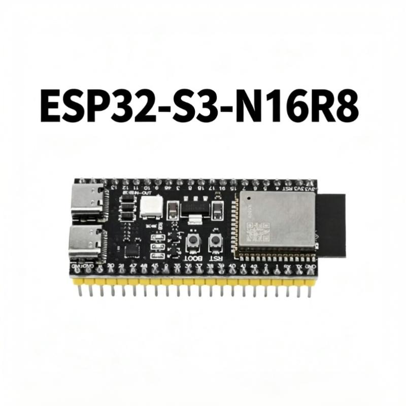 Отладочная плата ESP32-S3-DevKitC-1 Низкое энергопотребление 2,4 ГГц WiFi BT Модуль 8 МБ PSRAM 16 МБ Flash для Прототипирования Носимых Устройств