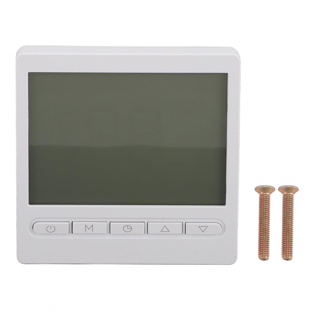 16A Thermostat with Memory Function LCD Screen Digital Temperature Controller for Home Room Electric