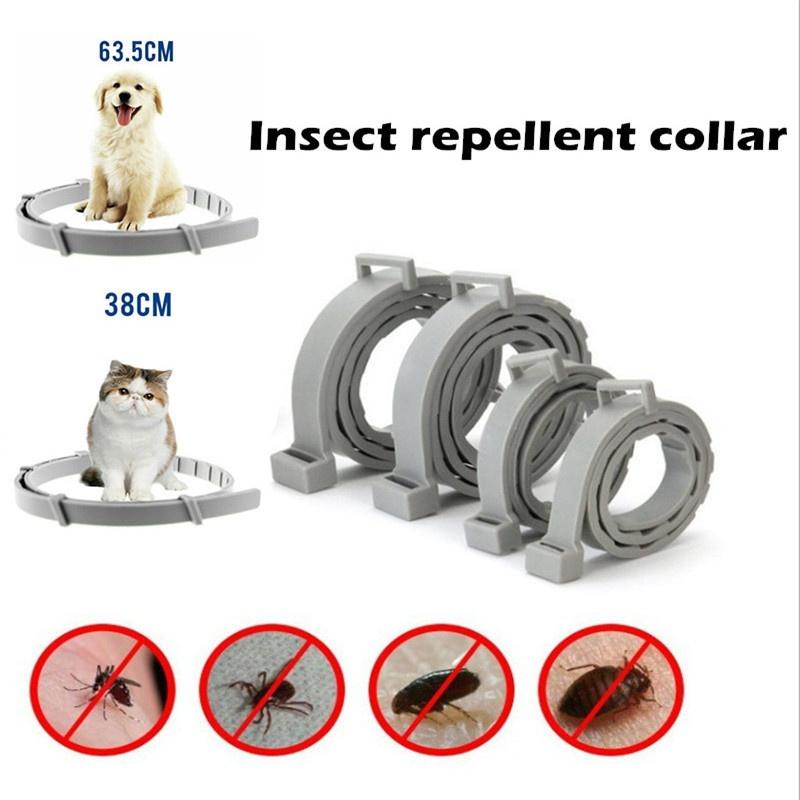 Spring and Summer Cats and Dogs Anti-flea Lice Adjustable Pet Silicone Insect Repellent Collar (aluminum Boxed)