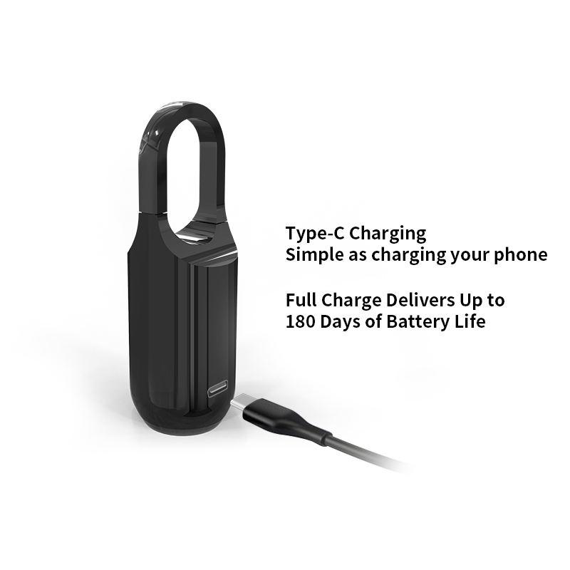 Smart Fingerprint Padlock for Locker Small Rechargeable Fingerprint Lock Biometric for Gym School Locker, Suitcase, Backpack