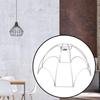 Industrial Pendant Light Cage Ceiling Shade DIY Iron Art Lamp for Living Rooms Bedrooms