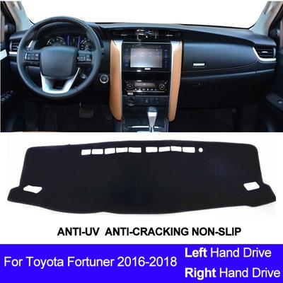 Крышка приборной панели автомобиля, коврик для приборной панели для Toyota Fortuner 2018 2017 2016, коврик для приборной панели, ковер, чехол для приборной панели, солнцезащитный козырек, авто