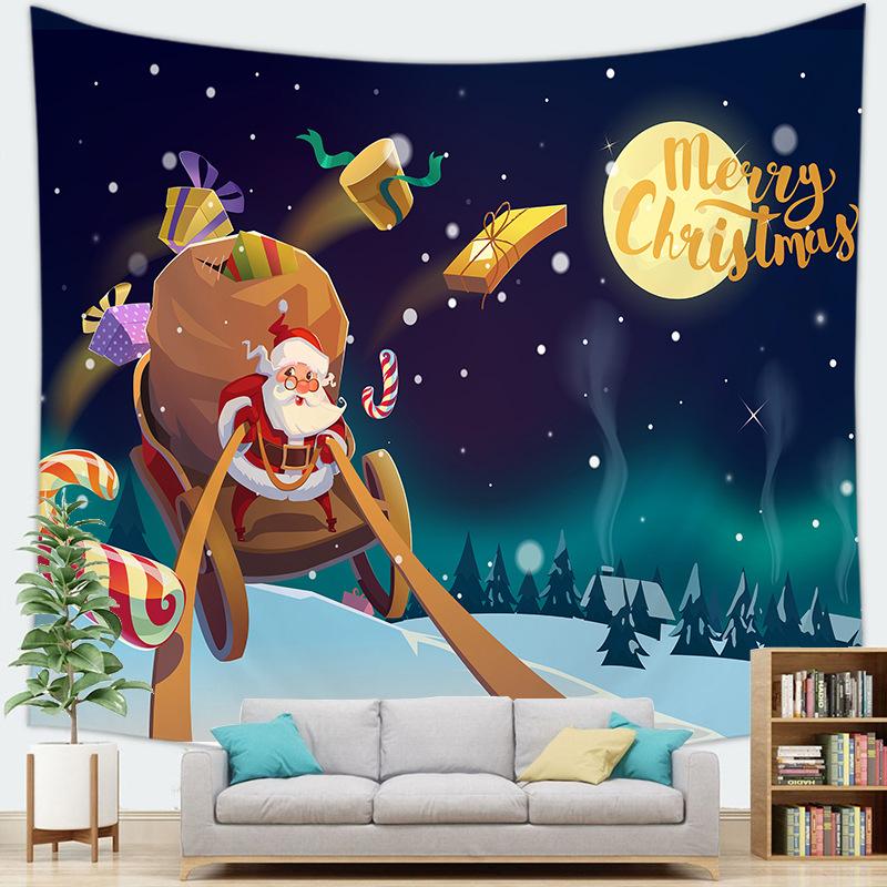 Рождественские украшения Санта-Клаус Рождественская елка Гобелен Настенный подвес