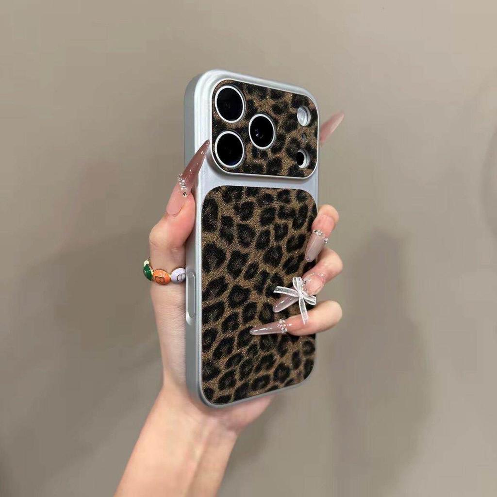 Luxury Seconds Change 17 Leopard Print Phone Case For iPhone 11 12 13 14 15 16 17 Pro Max AIr Shockproof Bumber Cases Cover