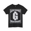 Goth Money Records Блестящая футболка из плотного хлопка Унисекс