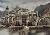 Photomural Medieval Fantasy Castle Smooth Vinyl 416x254