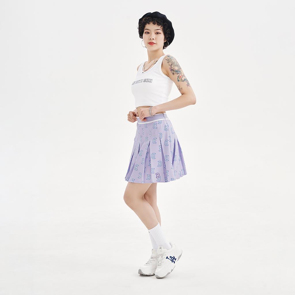 New MLB Casual Short Skirts Women's Violet 3FSKM0133-43LDL