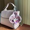 Креативный кулон в виде сумки с цветами, изысканный брелок с орхидеей фаленопсис и лилией, аксессуары для украшения рюкзака, подарки