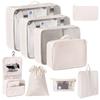 Travel Storage Bag Set - 7-Piece Multi-functional Compartment Bags for Clothes & Cosmetics