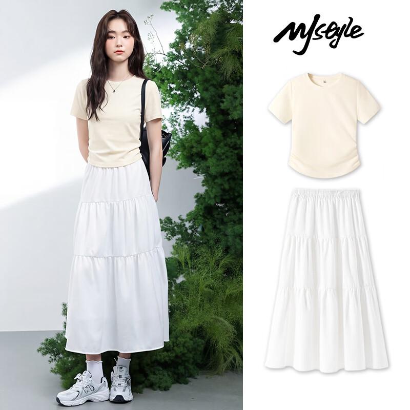Коллекция комплектов из двух предметов и жилетов MJ STYLE с рюшами и коротким рукавом