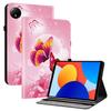 Для Xiaomi Redmi Pad SE 4G 8,7 дюйма Кожаный чехол с принтом и подставкой, Чехол для планшета со слотами для карт
