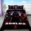 Пододеяльник Roblox Комплект постельного белья Мягкий и удобный Чехол для одеяла Для спальни Дома Декор на день рождения Подарки Queen King