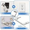 Device Leveling Plates 5/10/15/20/30Pcs Wall Plate Spacers for Electrical Outlets Galvanized Metal Loose or Recessed Outlet Repair Flush Fit