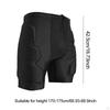 Gear Short Pants Adjustable or Guard Impact Pad for Paintball Winter Sports Snowboard Riding