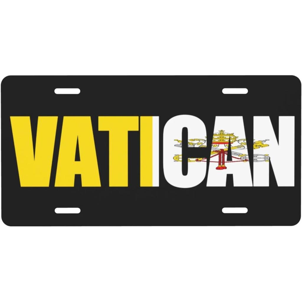 Vintage Plaque National Flags License Plate Spain Russia Netherlands Metal Tin Sign Garage Bar Pub Club Home Wall Decor 6X12Inch