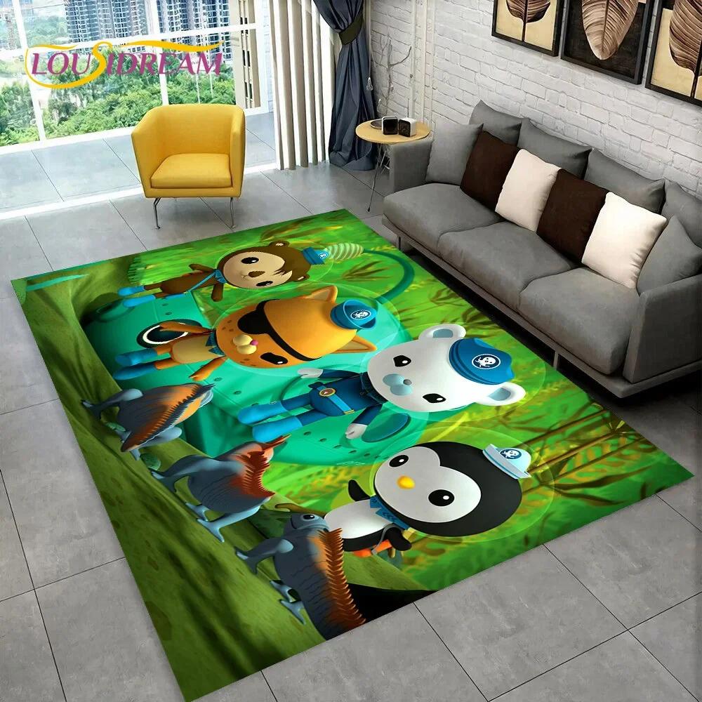 The Octonauts Barnacles Cute Cartoon Carpet Rug for Bedroom Living Room Home Sofa Decoration,Children Game Large Decor Floor Mat