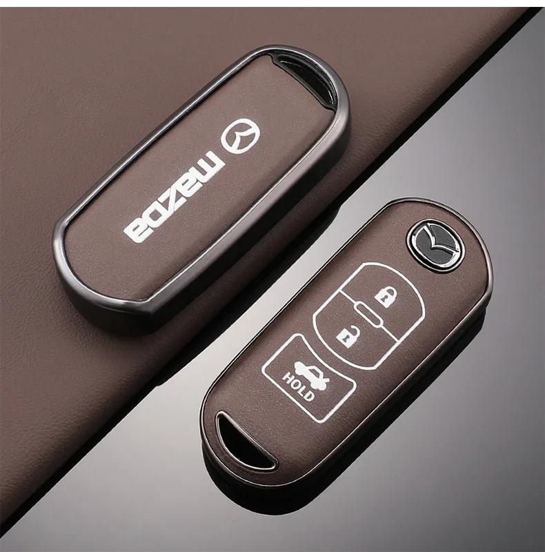 for TPU Car Smart Remote Key Case Cover Shell For Mazda 2 3 5 6 BL BM GJ Atenza Axela Demio CX-3 CX3 CX-5 CX5 CX7 CX-7 CX-9 CX8 GF1