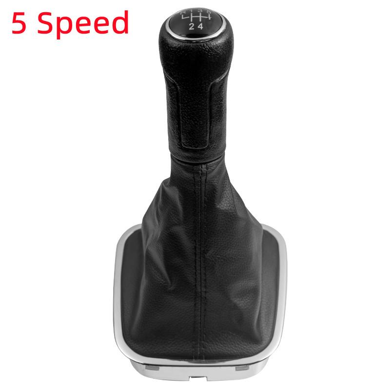 For VW Volkswagen Polo 6C 2015 2016 2017 2018 5/6 Speed Gear Shift Knob Gaiter Boot Cover Case Car Styling Accessories