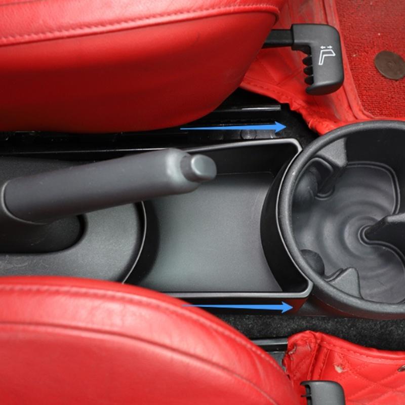 For FIAT For 500 2011-2015 Car Cup Holder Tray Car Storage Box Organizer Tray Interior Accessories