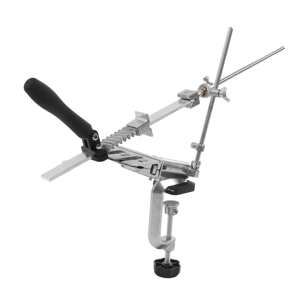 Набор камней для заточки ножей, вращающийся на 360 градусов, подставка для заточки лезвий, полировальный камень для домашнего использования