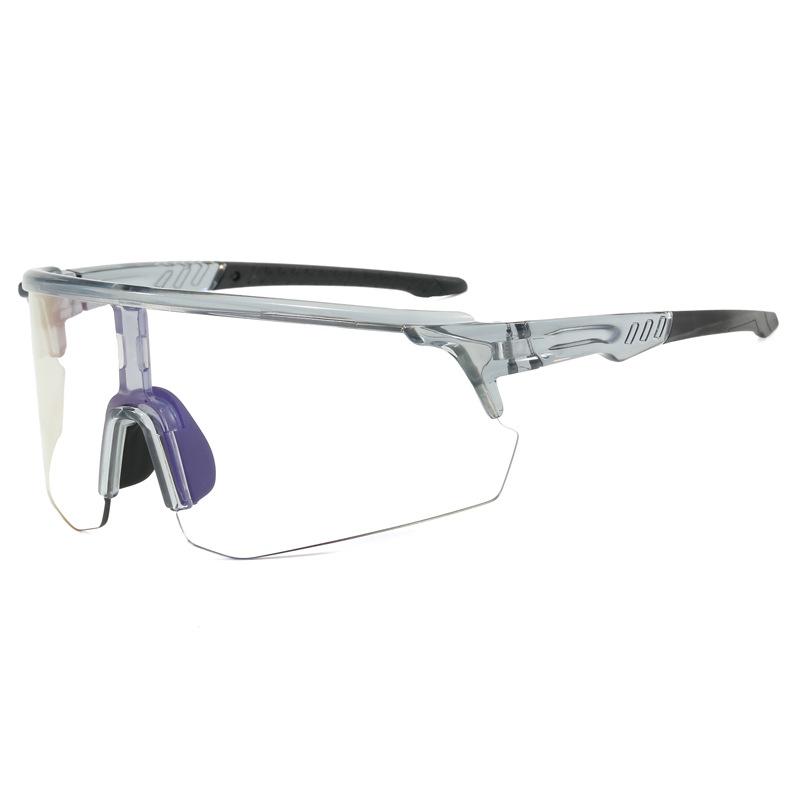 Cycling glasses photosensitive color-changing outdoor sports glasses sunglasses trendy men's and women's windproof goggles