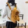 Plush Bag Women's Shoulder Messenger Bag Kapibala Doll Doll Bag Cute Funny Backpack Handbag Children's