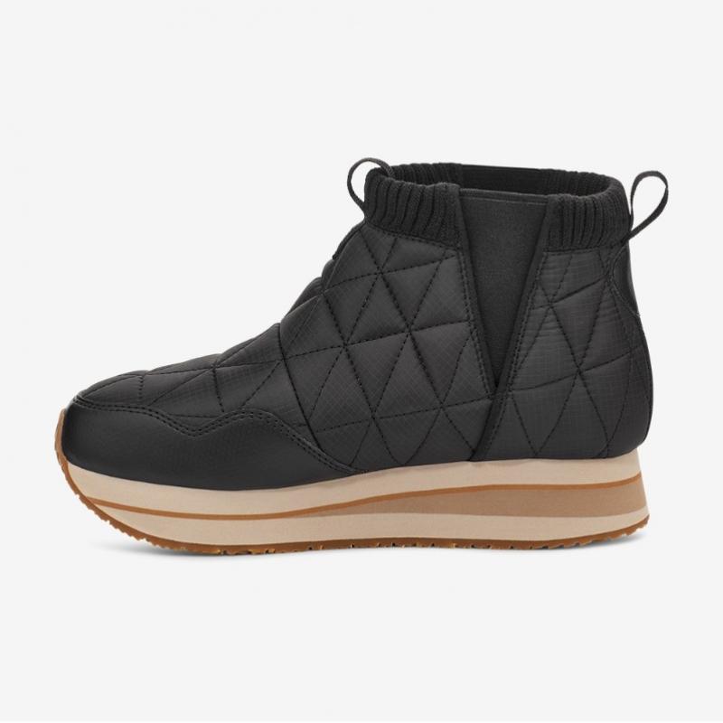 Teva Женские зимние стеганые ботинки Riember на средней платформе Stvf2436830 Blk