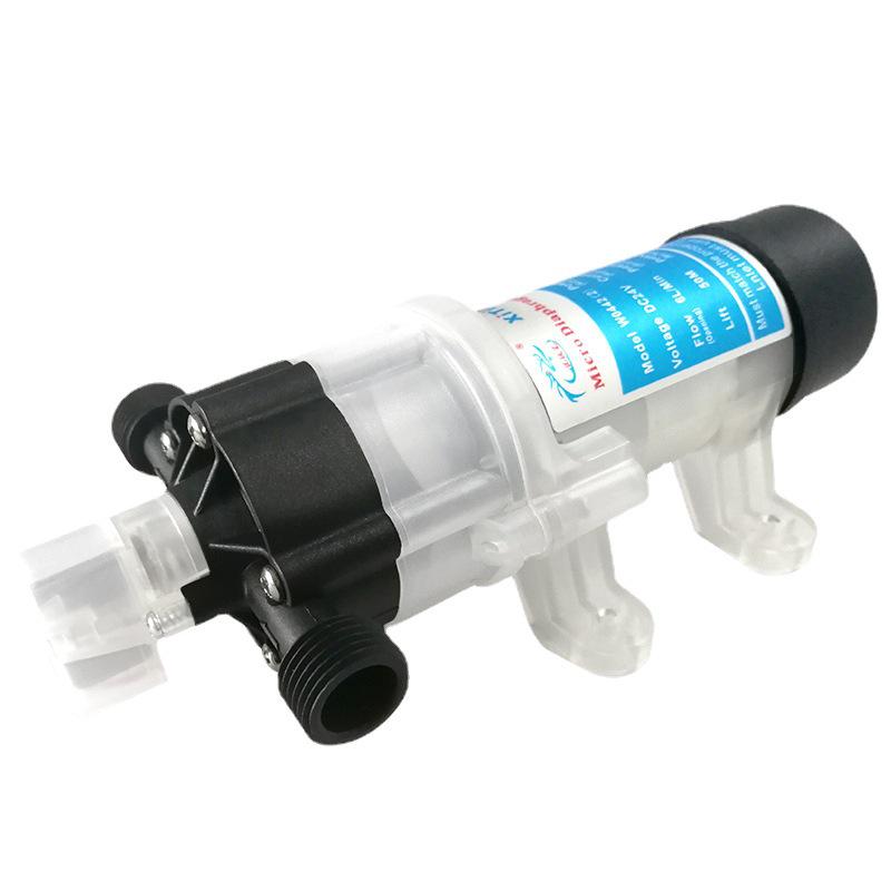 Low-Noise 24V Electric Diaphragm Water Pump - Automatic Self-Priming, Pressure-Stabilizing Booster for RVs and Household Use
