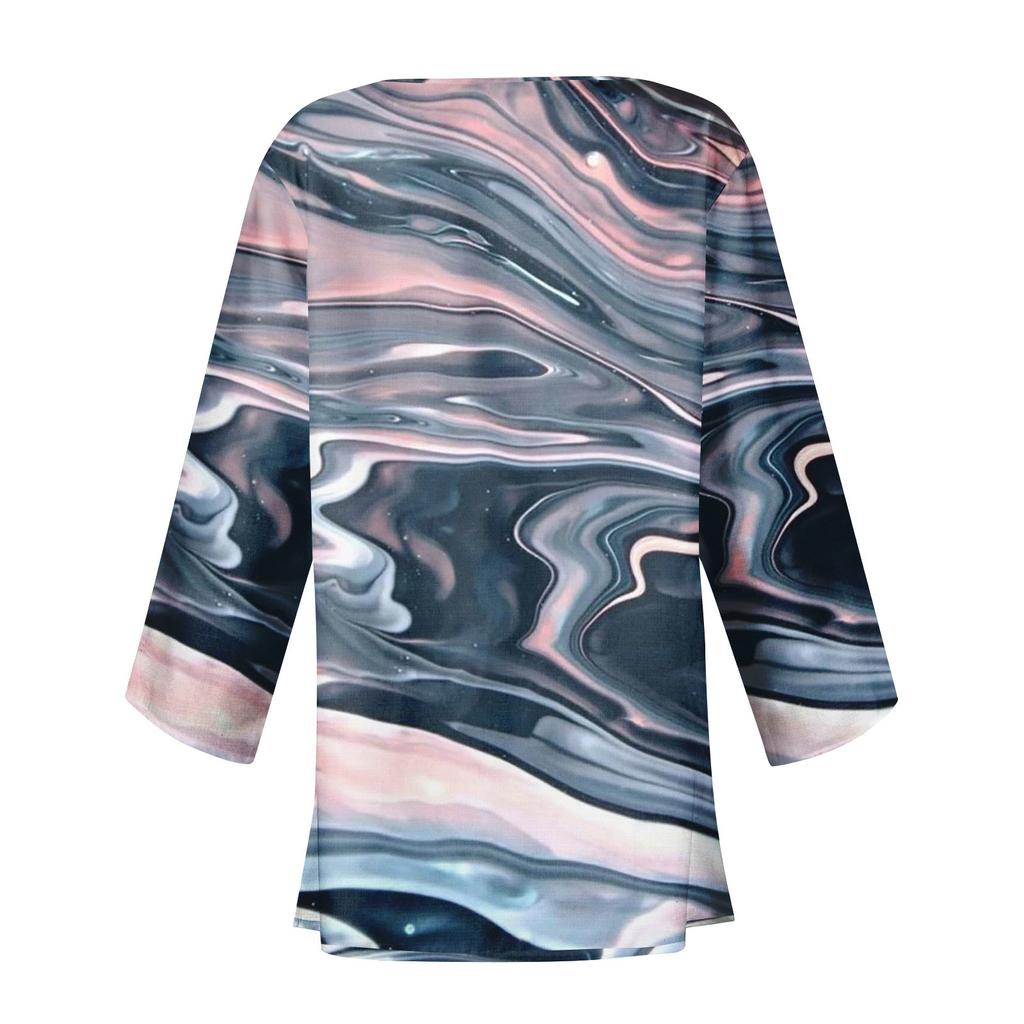 Женская повседневная модная легкая куртка средней длины с принтом в стиле ретро, ​​кардиган