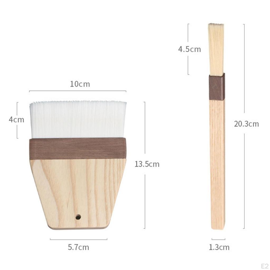 Профессиональный набор кистей для эспрессо из 6 предметов, кофейный набор