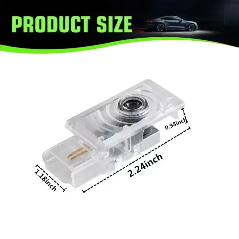 2X Led Welcome Car Door Light Projector for Cadillac SRX XT4 XT5 XT6 ATS XTS CTS CT6 Car Wireless Universal Styling Accessories