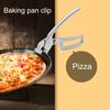 Anti-Scald Heavy Pizza Pan Duty Aluminum Alloy Tongs Gripper Clips Baking Tool