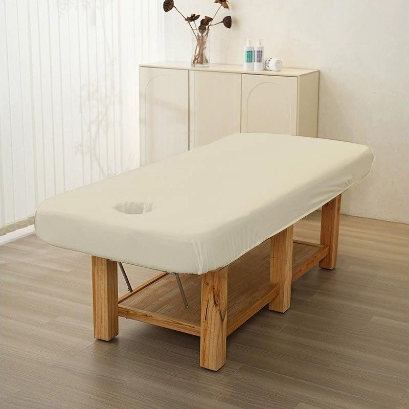 Oilproof Waterproof Spa Massage Bed Cover, Reusable Elastic Band All-Round Wrap Sheet for Tattoo Lash Salon Beauty Bed (1/2pcs)