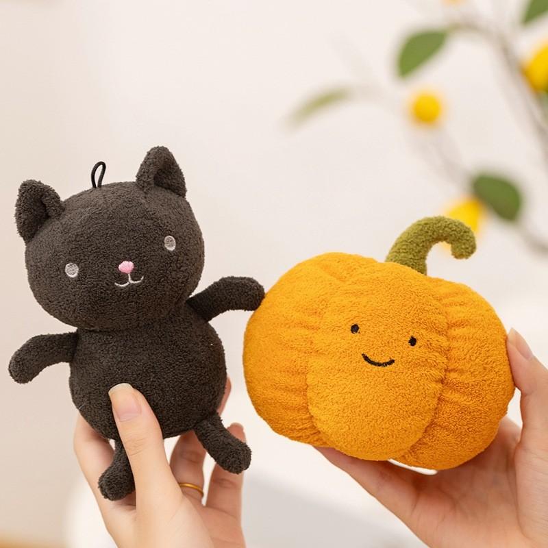 Pumpkin Ghost Plush Doll With Premium Pp Cotton For Seasonal Decorations And Gift Ideas