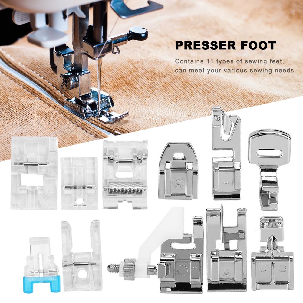11Pcs/Set Multifunction Household Sewing Machine Presser Foot Tool Kit Accessory
