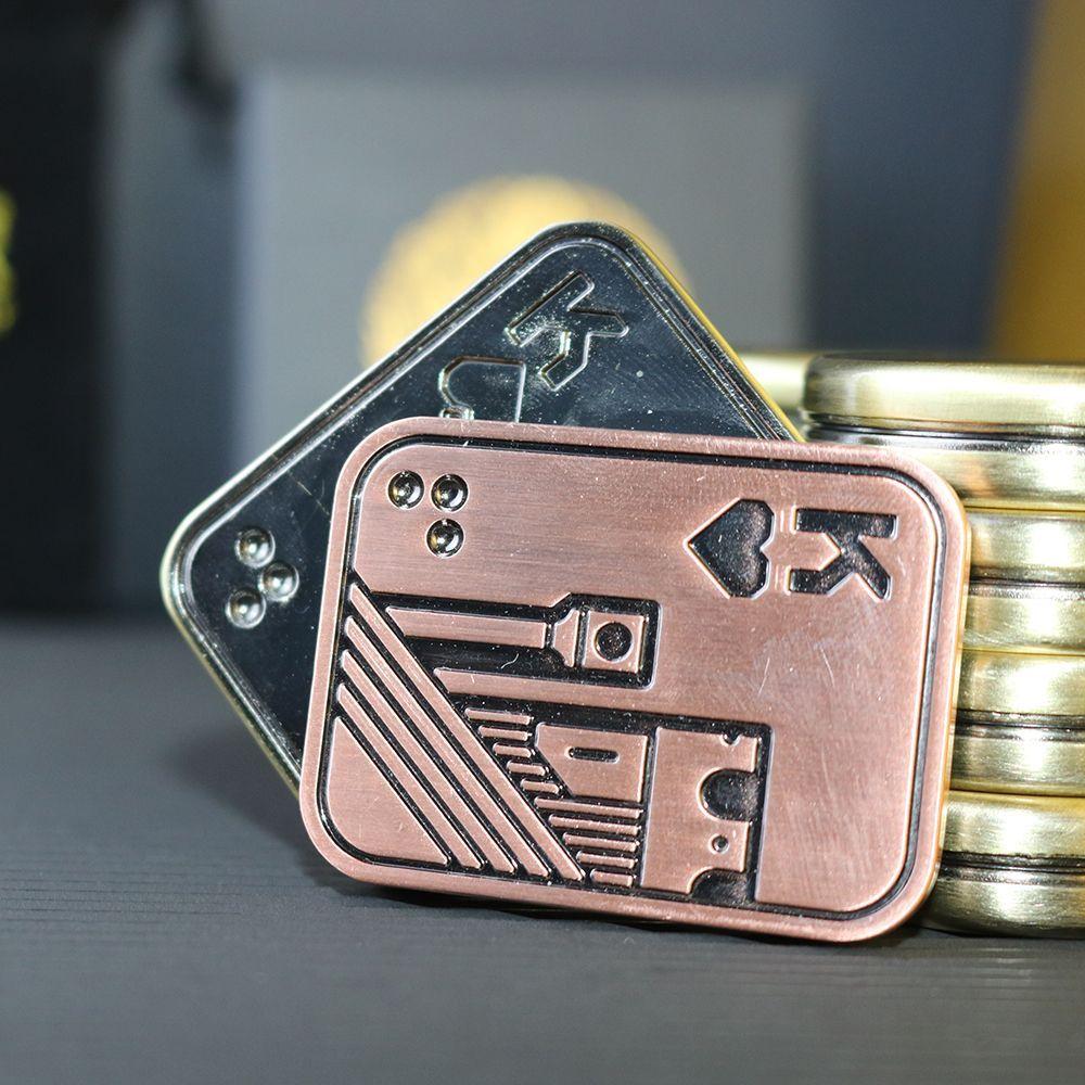 1 шт. Покер EDC Металлические Фиджет Игрушки Металлический Покер Толкатель Карты Слайдер Игрушка для Снятия Стресса Фиджет Тактильная Монета Офисные Настольные Игрушки Подарки для Взрослых