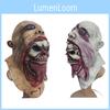 Страшная окровавленная маска зомби, плавящееся лицо, латексный костюм, идеально подходит для Хэллоуина и домов с привидениями