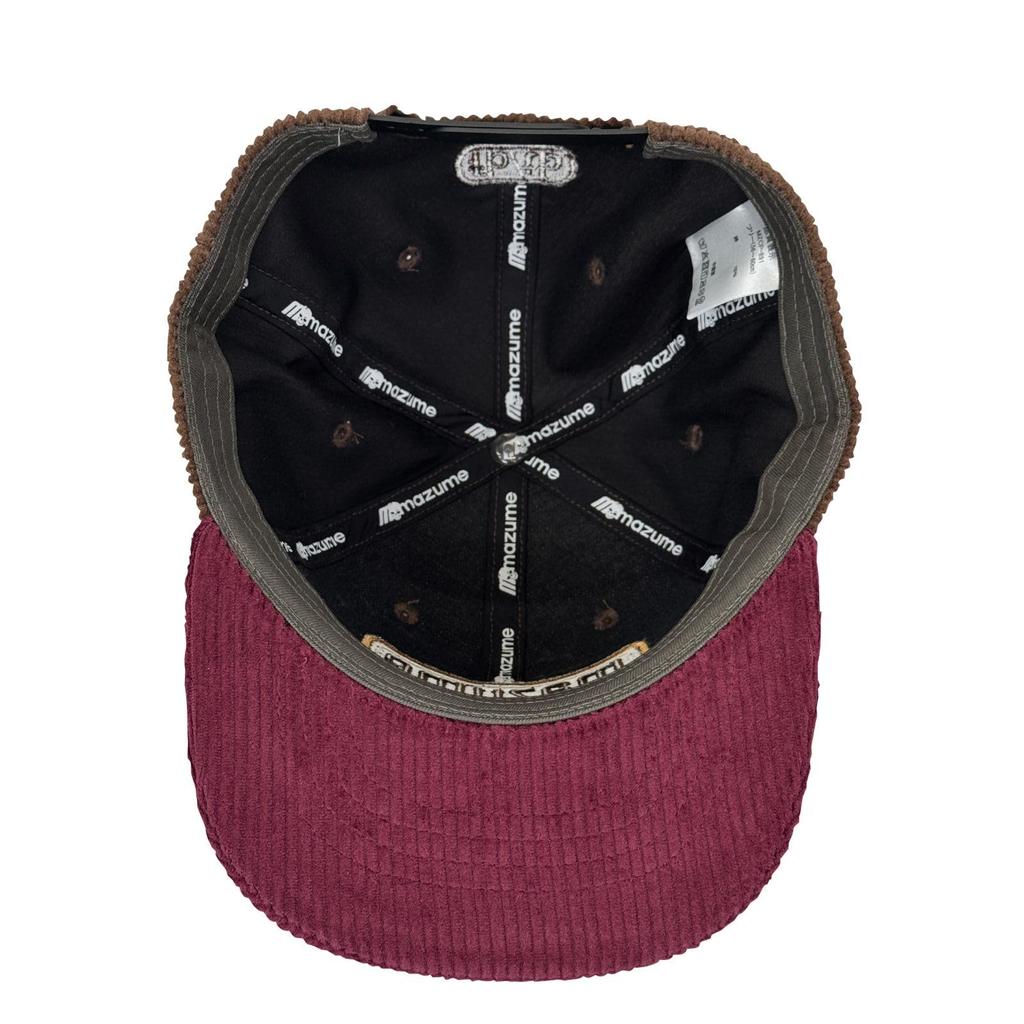 Вельветовая кепка Mazume Бордовая MZCP-891
