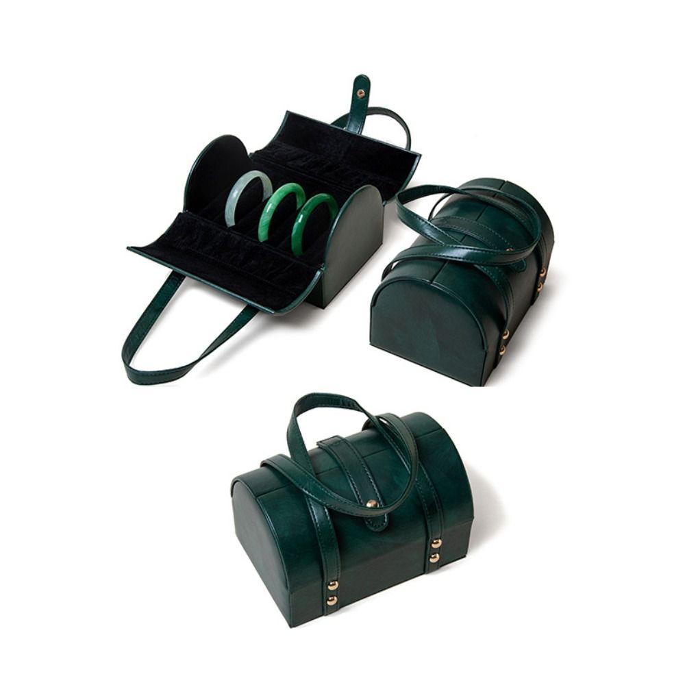 7Positions Bracelet Display Box Dustproof Bracelet Carrying Case Watch Protective
