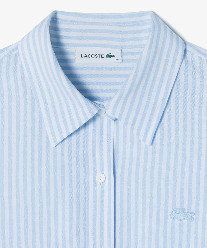Lacoste Women'S Linen Shirt Dress Ef319E-56G Hbp